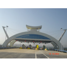 Prefab Steel Structure Toll Station Gate Roof